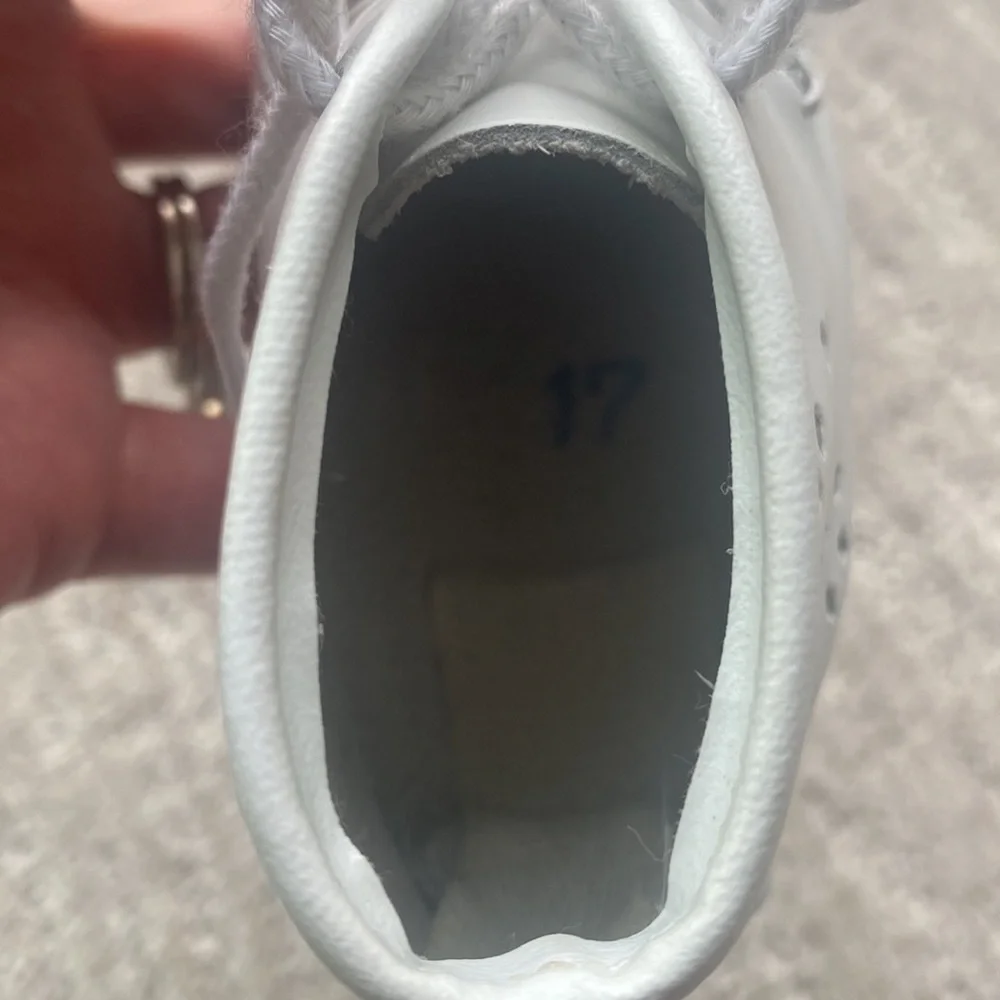 Infant White Faux Leather Vintage Inspired Shoes